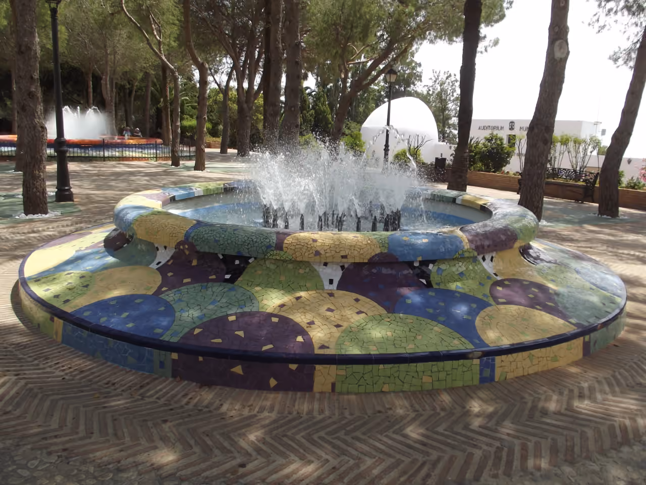 MIJAS SEAVIEWS -kohteen lähialueen kuva paikasta Mosaic fountain at Paseo de la Muralla, Mijas Pueblo