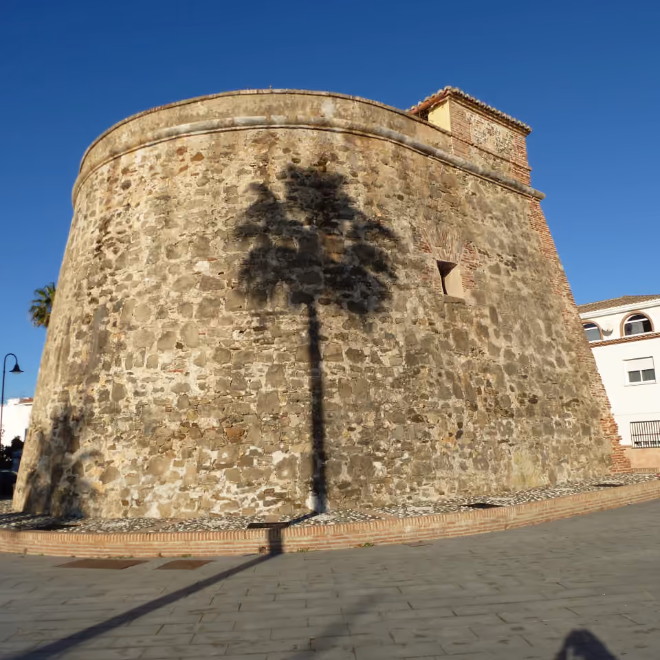 Area photograph near PINE VALLEY VILLAS showing Torreón de La Cala, historic coastal watchtower in La Cala de Mijas